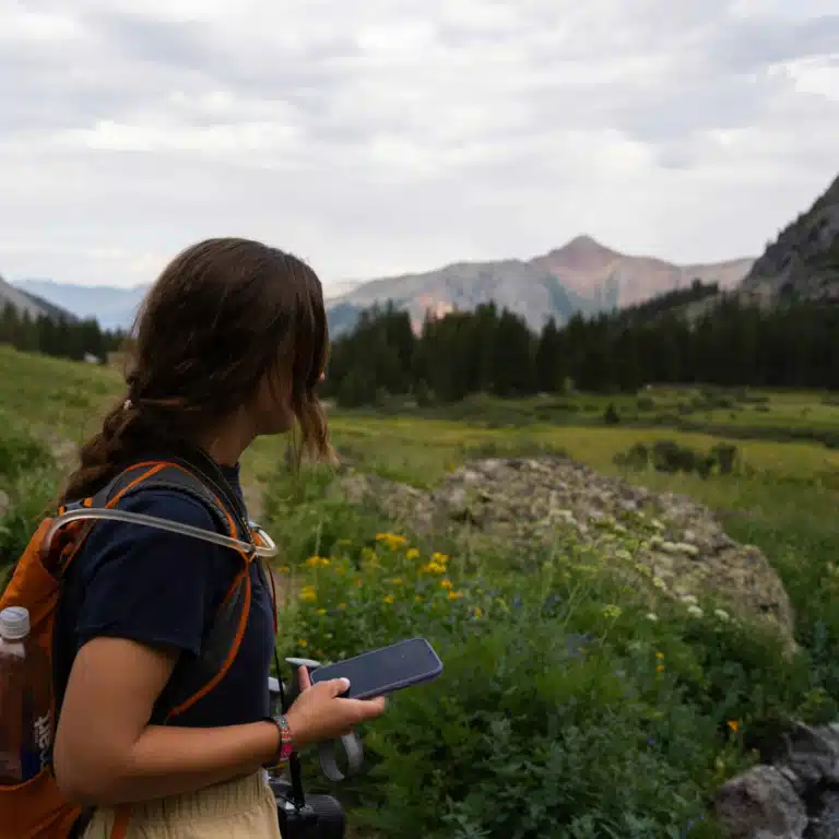 girl hiking