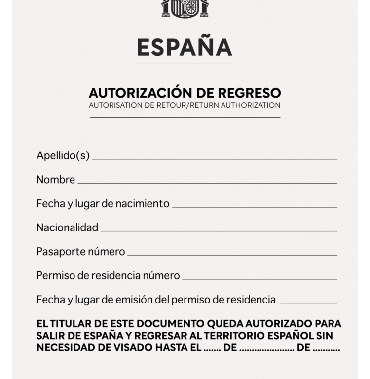 How to Apply for an Autorización de Regreso in Valencia: By Email