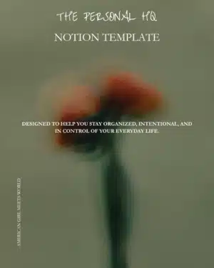The Personal HQ Notion Template